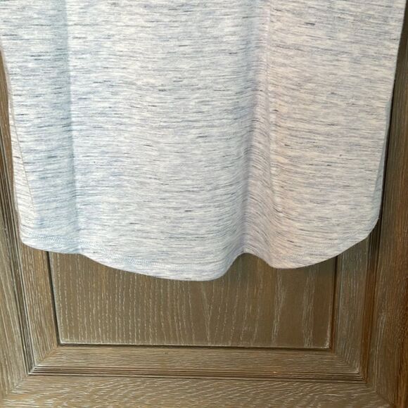 Zella shirt grey size small petite long cotton short sleeve - Picture 5 of 12